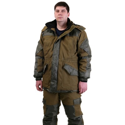 Костюм " ГОРКА" зимний: куртка дл., брюки (тк.палатка) хаки Костюм " ГОРКА" зимний: куртка дл., брюки (тк.палатка) хаки