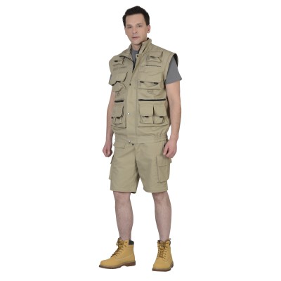 Костюм " Тигр" куртка, брюки (тк. Rodos 245) Песочный Костюм " Тигр" куртка, брюки (тк. Rodos 245) Песочный