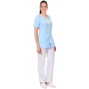 Блуза " ДЖУЛИЯ" женская голубая