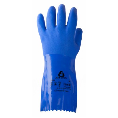 Перчатки Jeta Safety КЩС (хлопок/ПВХ 1,6 мм К80Щ50), JP711 Перчатки Jeta Safety КЩС (хлопок/ПВХ 1,6 мм К80Щ50), JP711