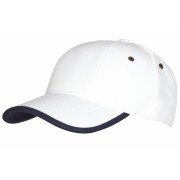 Бейсболка Unit Trendy, белый/т.синий