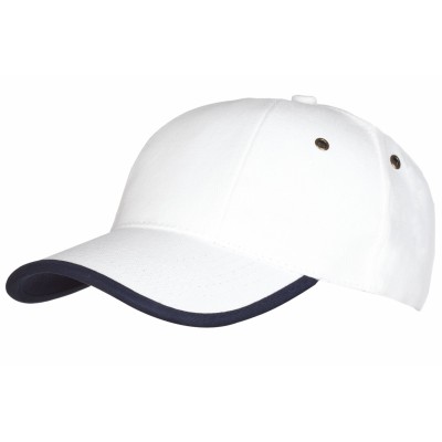 Бейсболка Unit Trendy, белый/т.синий Бейсболка Unit Trendy, белый/т.синий
