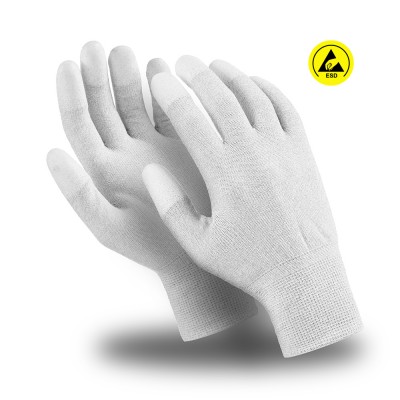 Перчатки Manipula Specialist® Микростатик (ESD) (нейл.+полиур.+медн.), MG-163 Перчатки Manipula Specialist® Микростатик (ESD) (нейл.+полиур.+медн.), MG-163