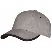 Бейсболка Unit Trendy, серый/черный