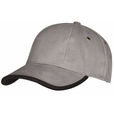 Бейсболка Unit Trendy, серый/черный Бейсболка Unit Trendy, серый/черный