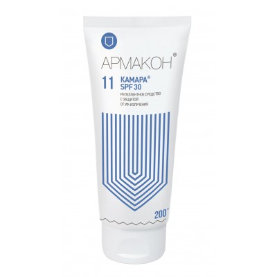 Крем защитный АРМАКОН™ КАМАРА SPF 30 репеллент с защитой от УФ – излучения 200 мл, 1210 Крем защитный АРМАКОН™ КАМАРА SPF 30 репеллент с защитой от УФ – излучения 200 мл, 1210