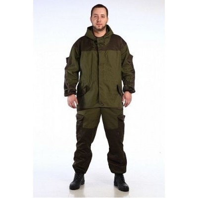 Костюм Горка Люкс new (тк.Палатка, 260) брюки Cosmo-Tex, хаки/оливковый Костюм Горка Люкс new (тк.Палатка, 260) брюки Cosmo-Tex, хаки/оливковый