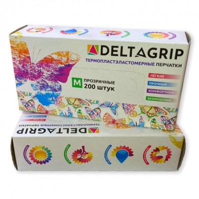 Перчатки DELTAGRIP TPE одноразовые из термопластэластомера прозрачные (100 пар) Перчатки DELTAGRIP TPE одноразовые из термопластэластомера прозрачные (100 пар)
