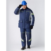 Куртка зимняя PROFLINE SPECIALIST (Таслан), серый/темно-синий