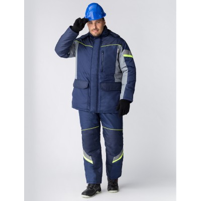 Куртка зимняя PROFLINE SPECIALIST (Таслан), серый/темно-синий Куртка зимняя PROFLINE SPECIALIST (Таслан), серый/темно-синий