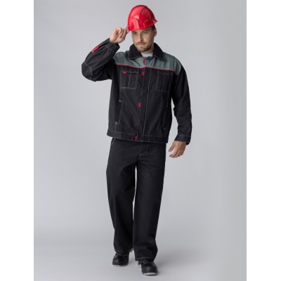 Костюм Флагман-Фаворит-1 (тк.Саржа,250) брюки, т.серый/серый Костюм Флагман-Фаворит-1 (тк.Саржа,250) брюки, т.серый/серый