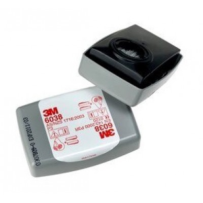 Фильтр 3М™ 6038 (P3) противоаэрозольный (2шт) Фильтр 3М™ 6038 (P3) противоаэрозольный (2шт)