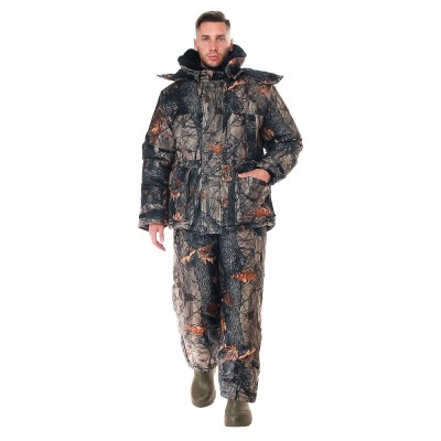Костюм зимний Памир (Alova) п/к HUNTSMAN, КМФ темный лес Костюм зимний Памир (Alova) п/к HUNTSMAN, КМФ темный лес
