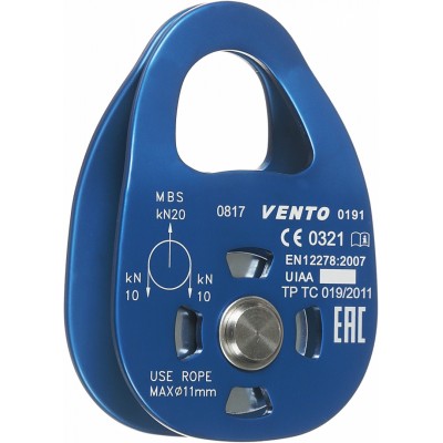 Блок-ролик VENTO™ одинарный Single дюраль с подшипником, vpro 0191 Блок-ролик VENTO™ одинарный Single дюраль с подшипником, vpro 0191