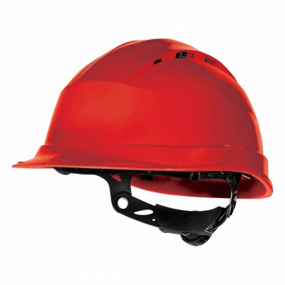 Каска DeltaPlus™ QUARTZ UP IV (с храповиком), красный Каска DeltaPlus™ QUARTZ UP IV (с храповиком), красный