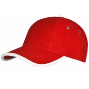 Бейсболка Unit Trendy, красный/белый