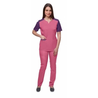 Костюм женский №460 (тк.ТиСи) DoctorBIG, малиновый/т.синий (56/28/28) Костюм женский №460 (тк.ТиСи) DoctorBIG, малиновый/т.синий (56/28/28)